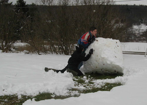 snowball rolling